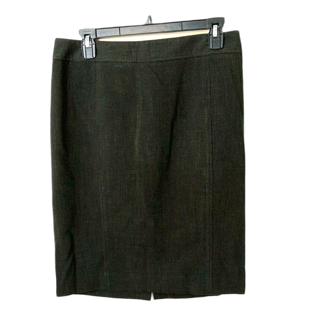LOFT charcoal gray pencil skirt